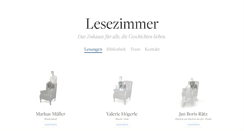 Desktop Screenshot of lesezimmer.info